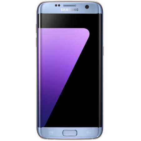 Vitre Écran complet bleu Galaxy S7 EDGE SM-G935F original façade avant