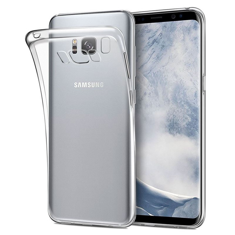 Samsung Galaxy S8 SM-G950F : Coque transparente souple TPU silicone