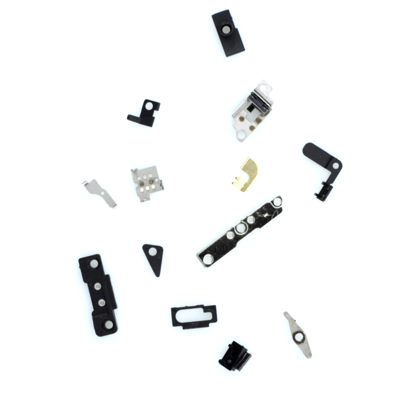 iPhone 4S : Lot de 13 pièces internes pattes de fixations - pièce détachée