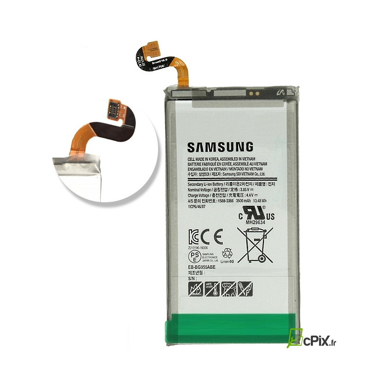 Galaxy S8 Plus (SM-G955F) : Batterie de remplacement. Officiel Samsung