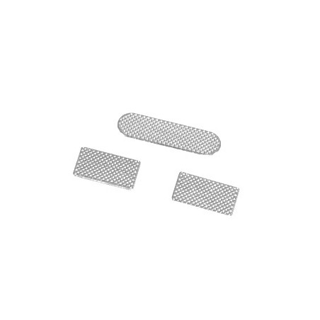  iPhone 4 / 4S : Lot de 3 Grilles anti-poussières (2 bas + 1 écouteur) - pièce détachée 