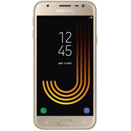 Galaxy J3 2017 (SM-J330F) : Ecran Or Gold + vitre tactile Officiel Samsung