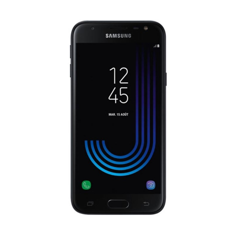 Galaxy J3 2017 (SM-J330F) : Ecran Noir + vitre tactile. Officiel Samsung