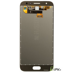 Vue arriere de l' Ecran Bleu + vitre tactile Officiel Samsung Galaxy J3 2017 (SM-J330F)