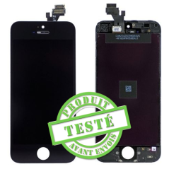 iPhone 5 : Ecran Noir LCD et vitre tactile assemblés - pièce détachée