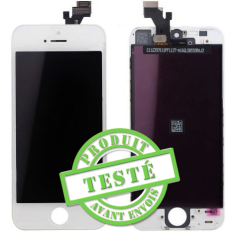 iPhone 5 : Vitre Ecran Premium Blanc