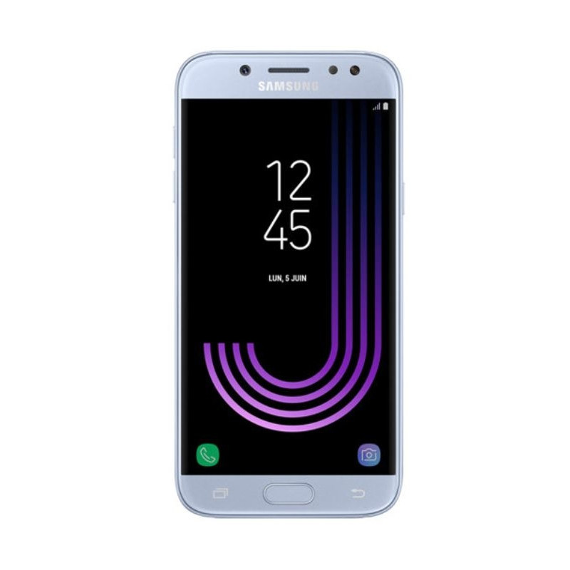 Galaxy J5 2017 (SM-J530F) : Ecran Argent Bleu + vitre tactile. Officiel Samsung