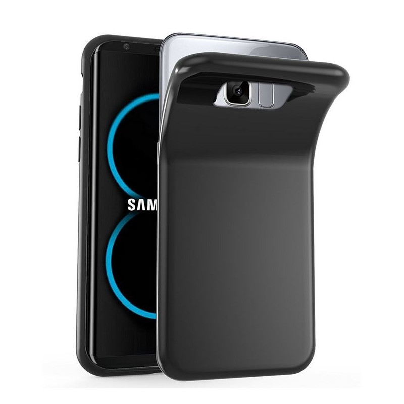 Galaxy S8 Plus (SM-G955F) : Coque noire souple TPU silicone