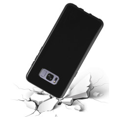 Samsung Galaxy S8 Plus SM-G955F : Coque noire souple TPU silicone