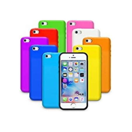 iPhone 5C : Coque de couleur en silicone TPU gel