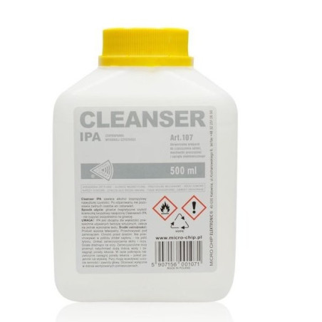  Cleanser iPa 0,5 L - Nettoyant ISOPROPANOL pour carte électronique iPhone, iPad, iPod ou Samsung Galaxy - outil 