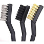 Lot de 3 brosses de nettoyage en Métal, Nylon, Laiton