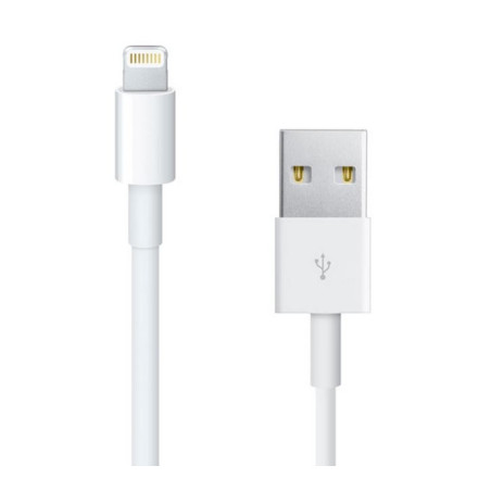 Câble USB lightning Blanc iPhone et iPad - accessoire