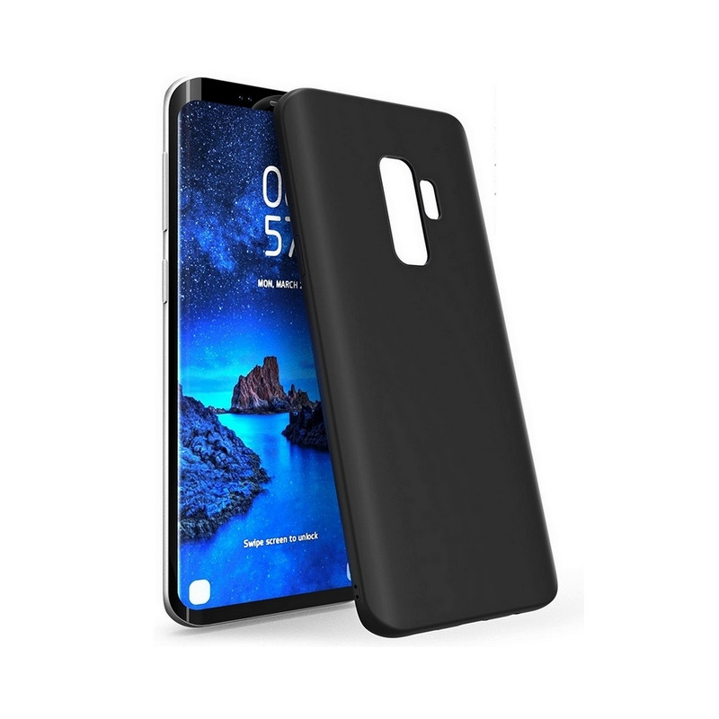 Galaxy S9+ SM-G965F : Coque noire souple TPU silicone