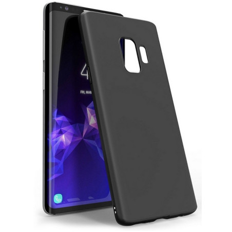 Silicon case Galaxy S9 noir en TPU