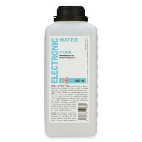 Electronic water :  1 litre