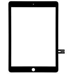 Vitre tactile noire iPad 6. Pièce détachée remplacement (A1954, A1893)