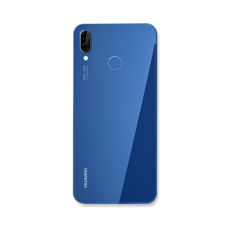 P20 Lite : Vitre arrière Bleue + lecteur d'empreintes. Officiel Huawei