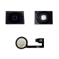 iPhone 4S : Lot Bouton home noir + Spacer adhésif + Nappe home - pièce détachée