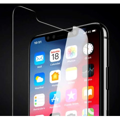 Verre trempé iPhone X et XS. Résistant contre la casse vitre écran