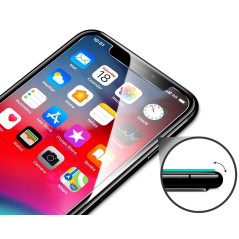 Verre trempé iPhone X et XS. Résistant contre la casse vitre écran