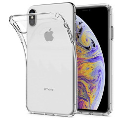 Coque silicone iPhone XS Max transparente TPU pas cher