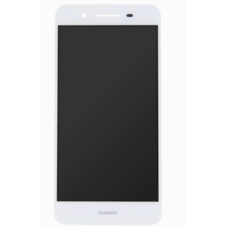 Huawei P8 Lite Smart (GR3) : Ecran Blanc LCD + vitre tactile assemblés