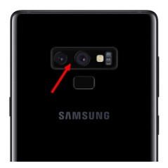 Lentille vitre Galaxy Note 9 (SM-N960F) d'appareil photo arrière