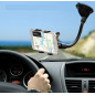 Support voiture double pinces, universel smartphones