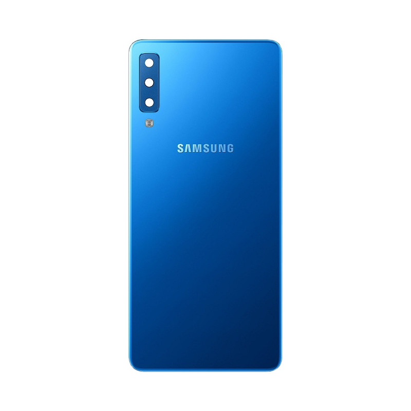 Galaxy A7 2018 : Vitre arrière Bleue. Officiel Samsung