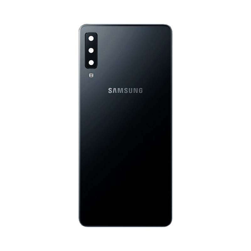 Galaxy A7 2018 : Vitre arrière Noire. Officiel Samsung