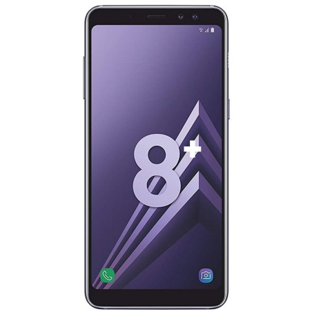 Vitre écran Galaxy A8+ 2018 SM-A730F noir. Pièce Samsung GH97-21534A 