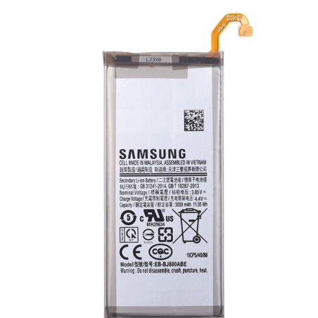 Batterie Galaxy A6 2018, J6 2018. Vente pièce détachée EB-BJ800ABE