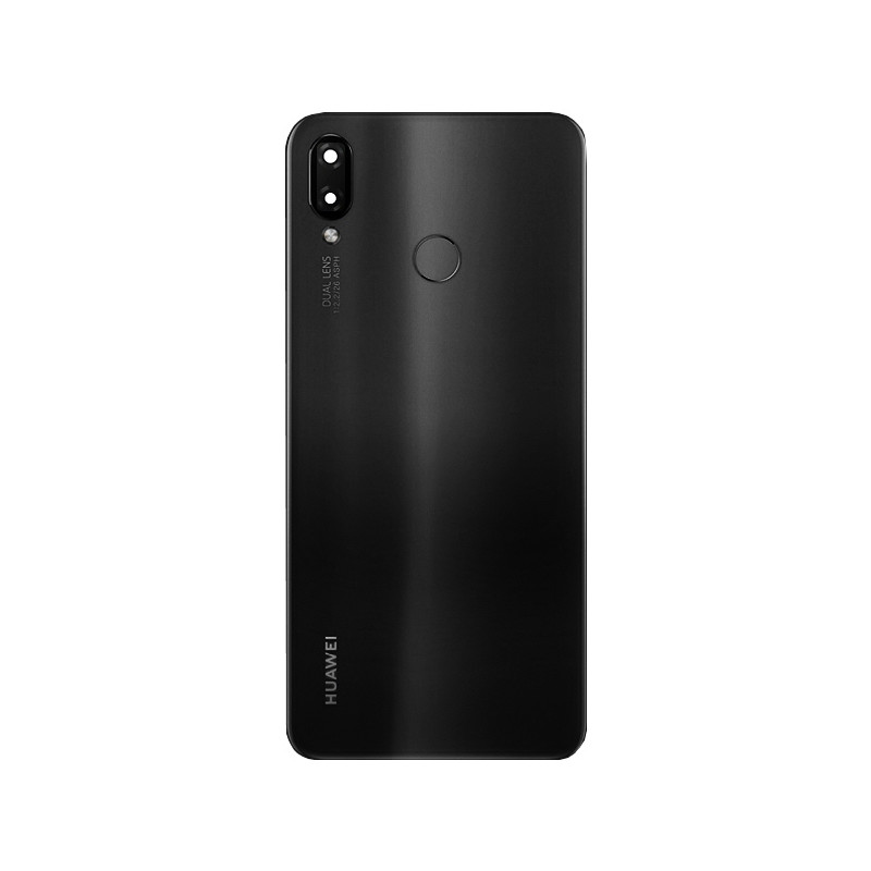 Huawei P Smart Plus / Nova 3i : Vitre arrière Noir + lecteur d'empreintes. Officiel Huawei