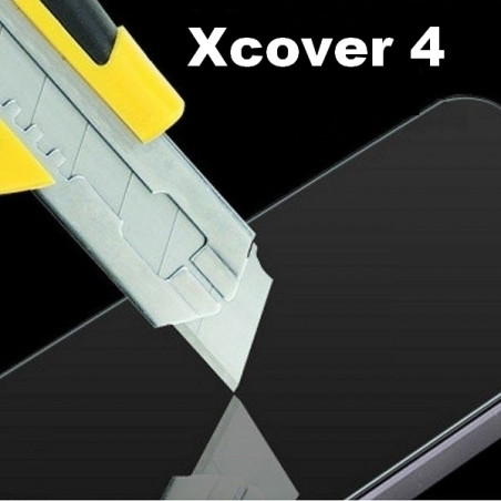 Vente verre trempé protection vitre Galaxy Xcover 4 contre la casse