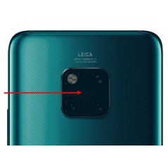 Vitre lentille photo arrière Mate 20 Pro, pièce rechange Huawei 51661KXN