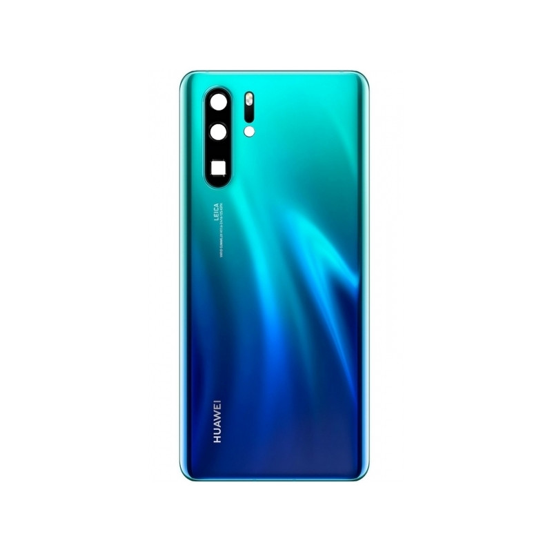 Huawei P30 Pro : Vitre arrière Bleue Aurore Originale Huawei