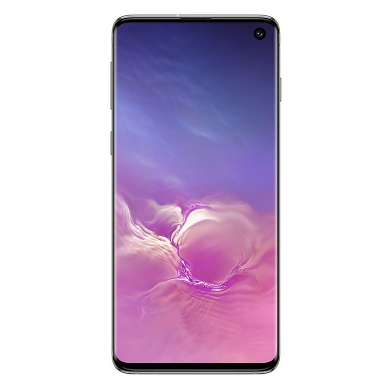 Galaxy S10 (G973) Noir prisme : Vitre tactile écran Amoled châssis. Officiel Samsung