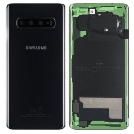 Galaxy S10 (G973) : Vitre arrière Noire. Officiel Samsung