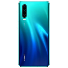 Capot vitre arrière P30 bleu de rechange d'origine Huawei 02352NMN