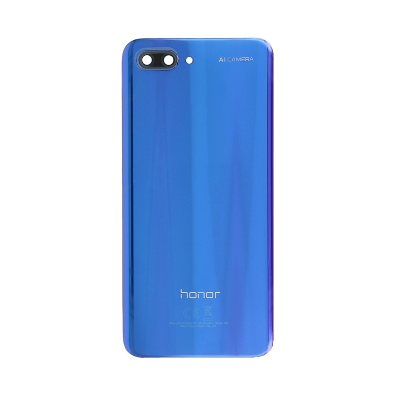 Honor 10 : Vitre arrière Bleue. Officiel Honor