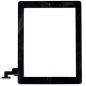 iPad 2 : Complet : Vitre tactile noire avec bouton home