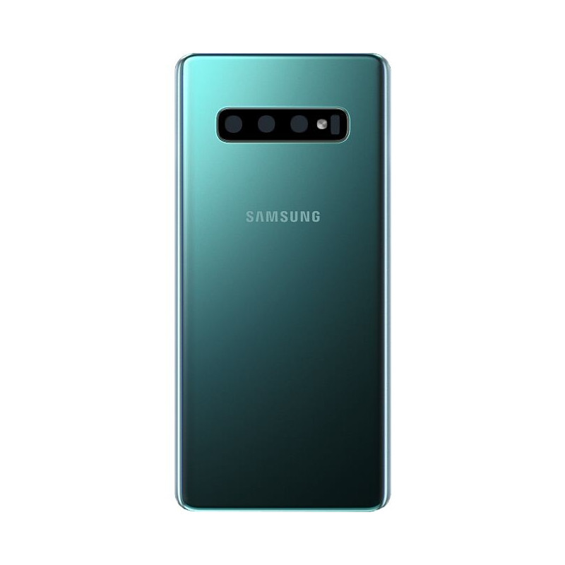 Galaxy S10+ (G975)  : Vitre arrière Vert Prisme. Officiel Samsung