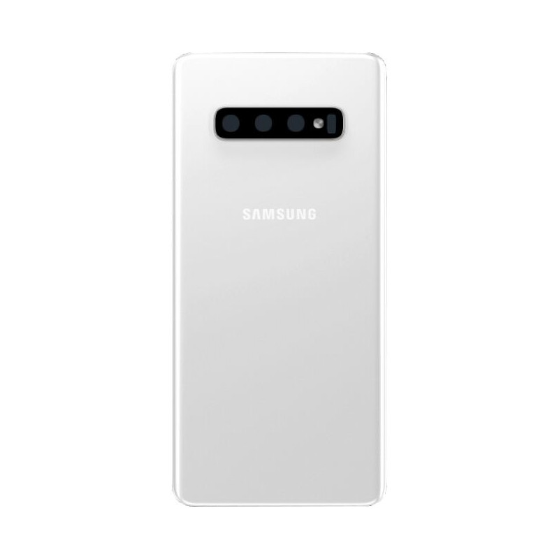 Galaxy S10+ (G975)  : Vitre arrière Blanc céramique. Officiel Samsung