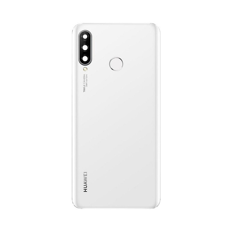 P30 Lite : Vitre arrière Blanche + lecteur d'empreintes. Officiel Huawei