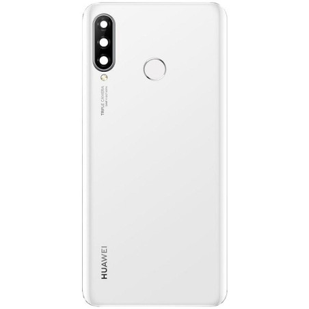 Vente vitre arrière P30 Lite blanc. pièce détachée Huawei 02352RQB