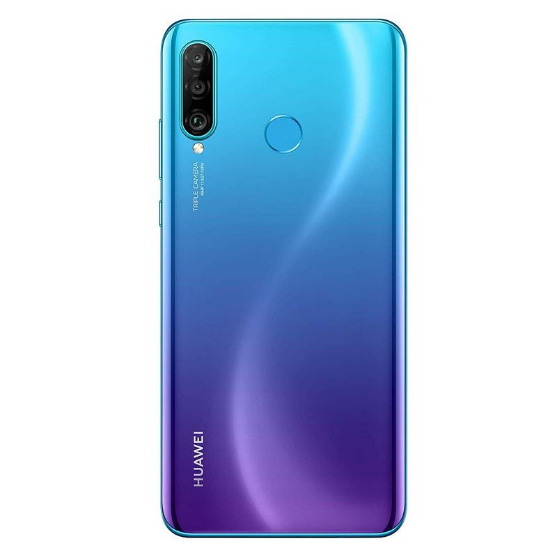 P30 Lite : Vitre arrière Bleue + lecteur d'empreintes. Officiel Huawei