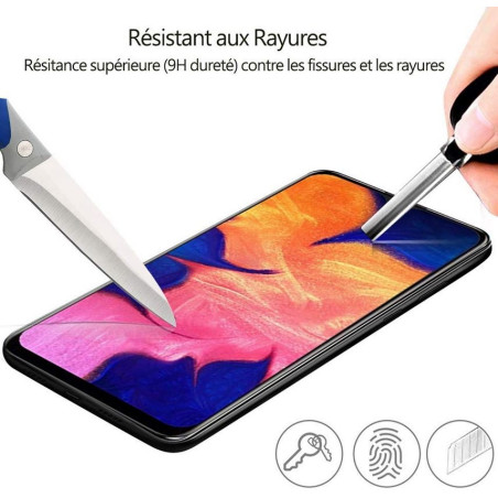 Galaxy A10 (A105) / A10s (A107) / A20 (A205) : Verre trempé de protection