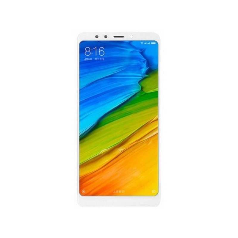 Xiaomi Redmi 5 : Vitre écran Blanc