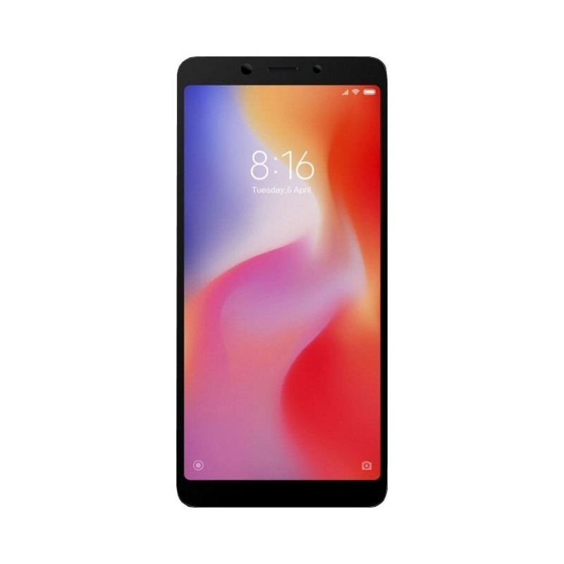 Xiaomi Redmi 6 / 6A : Vitre écran Noir de rechange